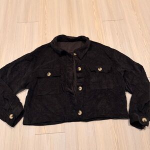 Amazon Black Corduroy Jacket